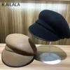 عالي الجودة فيدوراس عازمة Sboy Retro Beret Hat Wild Ordagonal Cap قبعات Ivy القبعات Gorras Gatsby Flat Women Fators 240202