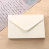 Present Wrap Wedding Vintage Mini Kraft Paper White Blank European Style Inbjudan Kuvert kuvert för brev