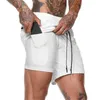 Wholesale of men's sports shorts, fitness training, outdoor mountaineering basketball double layer shorts manufacturers