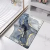 バスルームの敷物柔らかい珪藻土床床マットスーパー吸収トイレカーペットドアフットマットバスノンスリップラバーシャワーラグパッド240130