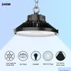 High Bay ETL DLC UFO LED -lampor 100W 150W 200W 240W Industrial Lighting Warehouse Exhibition Lamp Highbay Light 5 Years Drop Delivery DHD9V