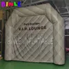 wholesale 6mlx4.5mwx4mh (20x14.5x13ft) outdoor moveable inflatable VIP lounge with giant clear windows nightclub tent disco pub for garden party