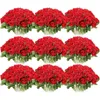 100 sztuk sztuczne róży kwiaty Fałszywy jedwabny bukiet na stół wazony