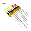 Balık bulucu agape 10pcslot sazan balıkçılık şamandıra seti balsa bobber yüzdürme aksesuarları wedkarstwo wyprrzedaz karpiowe 210038 240119 damla d otlso