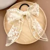 Hair Accessories Lace Bow Clips Elegant Flower Barrette Handmade Decor For Women Girls DIY