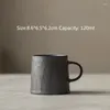 Tassen im japanischen Stil, einzigartiger Vintage-Espresso-Kaffeebecher, Rostglasur, Tee, Milch, Bierkrug, handgefertigte Wassertasse, Keramik-Trinkgeschirr