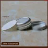 100pcs/lot 30g Aluminum Cosmetic Jar Screw Lid 30ml Eyes Lip Balm Mask Tin Ointment Hand Cream Box Refillable bottles Candle Cangoods Vmswf