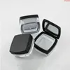 10g Refillable Portable Empty Square Ps Powder Cosmetics Containers burkar med spegel 12PCSHIGH QUALTY CFKPK