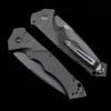 Utomhus 9600BK Folding Knife Aluminium Handle Safety Self Defense Fick Knives EDC Tool