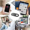 Laptop Effecten Webcam Er Sluiter Magneet Schuif Plastic Camera Voor Ipad Tablet Web Pc Mobiele Telefoon Lenzen Privacy Sticker Drop Deliv Ot1Tz