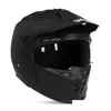 Motorcykelhjälmar Modar 3/4 Öppet ansikte Vintage Dirt Bike Cascos FL Hjälm Personlighet utanför vägen Förändrad Chin Para Moto Dot ECE Drop OT7C4