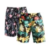 Pantaloncini da uomo Pantaloni da spiaggia Costume da bagno grande e alto per uomo Ragazzi Bordo foderato con bandiera floreale