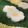 Tapijten Moss Driedimensionaal Pluche Vloerkleed Creatieve Daisy Nachtkastje Slaapkamer Decoratieve Vloermatten Antislip Absorberende Badmat