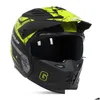 Motorhelmen Modar 3/4 Open Face Vintage Crossmotor Cascos Fl Helm Persoonlijkheid Off Road Verwisselbare Kin Para Moto Dot Ece Drop Ot7C4