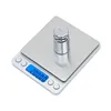 Waagen Großhandel elektronische digitale Küchenwaage 500 g/0,01 g 1 kg 2 kg 3 kg/0,1 g präzise Taschen-LCD-Anzeige Gewicht Gramm Nce Mea Dhim3