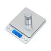 Vägningsskalor Partihandel Electronic Digital Kitchen Scale 500g/0,01 g 1 kg 2 kg 3 kg/0,1 g exakt fick LCD Display Vikt gram nce mea dhim3