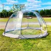 Tents And Shelters Transparent Tent Outdoor Portable Folding Camping Thickening Starry Sky Bubble House Shade Winter Sunshine