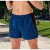 Springa lu yoga justera herrar sommar shorts baksida blixt tennis basket gym sportkläder träna korta byxor casual walk citron ll jogger lu yoga-08 2024