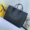 Hommes sac à main fourre-tout porte-documents sacs d'ordinateur portable designer épaule bandoulière aisselles en cuir véritable luxe bureau d'affaires travail sac de messager de poche