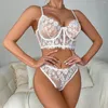 BRAS SETS LACE BH SET Women Floral Transparent Panty Lingerie Fashion Sexy Underwear