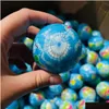 Other Office School Supplies Wholesale World Map Soft Foam Earth Globe Hand Wrist Exercise Relief Squeeze Ball Drop Delivery Busin Dhj7A