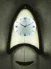 Horloges murales Lisse Voile Horloge Moderne Simple Personnalité Suspendue Montre Salon Créatif Ménage Lumière De Luxe Mode Muet