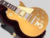 Rare Pete Townshend #3 Deluxe Goldtop Gold Top Electric Guitar 3 Mini Humbuckers Pickups ، Grover Tuners ، Chrome Hardware