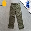 pantaloni cargo Cahar tt Pantaloni classici da registrazione Pantaloni della tuta per l'industria pesante Marchio di moda lavato Fai vecchie tute Panno per il ginocchio Dettagli lavorazione abbigliamento da uomo