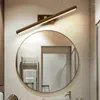 Applique miroir avant lumière noyer noir salle de bain miroir armoire bois natif bain maquillage luxe étanche Anti-buée