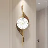 Orologi da parete Soggiorno Arte murale Lusso Grande orologio estetico Moda silenziosa Nordic minimalista Reloj Pared Decorazione della casa