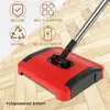 Carpet Floor Sweeper Hand Push Automatic Broom Cleaner for Home Office Rugs Pet Hair Dust Scraps Paper Cleaning 240123