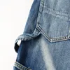 Herren M-förmige Stickerei gerade Röhre Hose mit weitem Bein, lange Kante, lässige EV-Jeans, hohe Hip-Hop-Straßenkleidung für Herren, Größe 28–40