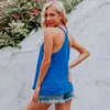 Women's Blouses Sleeveless Blouse Women Loose Tank Tops Fashion Female Clothing 2024 Summer Casual Womens Backless Sexy