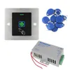 Vattentät fingeravtryck Access Control RFID Electronic Door Opener System Power Switch Valfritt 240123