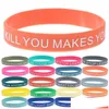 Support de poignet Bracelet de motivation Bracelets pour adolescents DIY Uni Citation Bracelets colorés Inspirational Drop Livraison Sports de plein air Athlète Otx6K