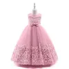 Robes de fille Annabelle robe pour enfants princesse Bow fleur sans manches enfants anniversaire mariage robe de fête