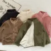 어린이 코트 겨울 따뜻한 어린이 의류 소년 재킷 소녀 유아 야외 아이의 옷 캐주얼 플러시 청소년 아웃복 핑크 흰색 녹색 h3oi#