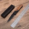 Großhandel DA44 Klappmesser Holzgriff Titan-Finish Klinge Outdoor Survival Taktische Messer EDC Taschenmesser X49 X50 von BM42