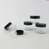 100 x 3G 5G 10G 15G 20G Pots cosmétiques Pot Box Nail Art Perle Stockage Maquillage Crème Récipient en plastique Bouteille ronde de haute qualité Avuim