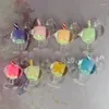 Charms 10 Pieces Acrylic Flamingo Charm Necklace Bracelet Pendant Earrings Key Chain DIY Jewelry Production