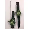 2PCS Walkie Talkie Für Kinder Militär Kinder Talkie Uhr Outdoor Sprech Geschenke Spielzeug Camouflage Stil Kompass Game Boy Geschenk 240118