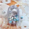 Opbergzakken Transparante doos Mystery Doll Pouch Display Gift Organizer Case Sleutelhanger Tas Dikker Portemonnee Sleutelhanger Drop Delivery Home G Otrfn