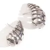 Stud Küpeler 5 Pair Fashion Hollow Spiral Su Damla Kadın Paslanmaz Çelik 18K Altın Kaplama Pürüzsüz Gözyaşı Metal Kadınlar