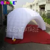 8MD (26ft) Üfle toptan lüks beyaz şişme örümcek kubbe çadırı, açık parti için 4 merkezli buluşma sporu etkinlikleri