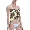 Costume da bagno da donna Gonna corta a portafoglio barocca Parei Costume da bagno da donna Copricostume da spiaggia Sciarpa bikini