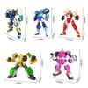 5 w 1 Mini Force 2 Super Gino Power Transformation Robot Figure Action Figures Miniforce X Deformacja Dinozaur Zabawka Dinozaura 240130