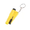 Keychains & Lanyards Life Saving Hammer Key Chain Rings Portable Self Defense Emergency Rescue Car Accessories Seat Belt Window Break Dhz0S