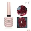 Nail Gel 12 Color Professional Explosion Diamond Polish With Box 10 ml Sparkling Glue UV Manicure Art Drop Delivery DHXWO