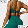 Yoga-outfit Heariisavy BH met gekruiste rug Push-up gymtop Dames Fitnesskleding Sportondergoed Trainingskleding Hardlopen Drop Delivery Ou Otawk