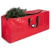 Large Christmas Tree Bag Storage Tub High xmas Decoration Wreath Box Handles Waterproof And Durable Home Organizer 240201